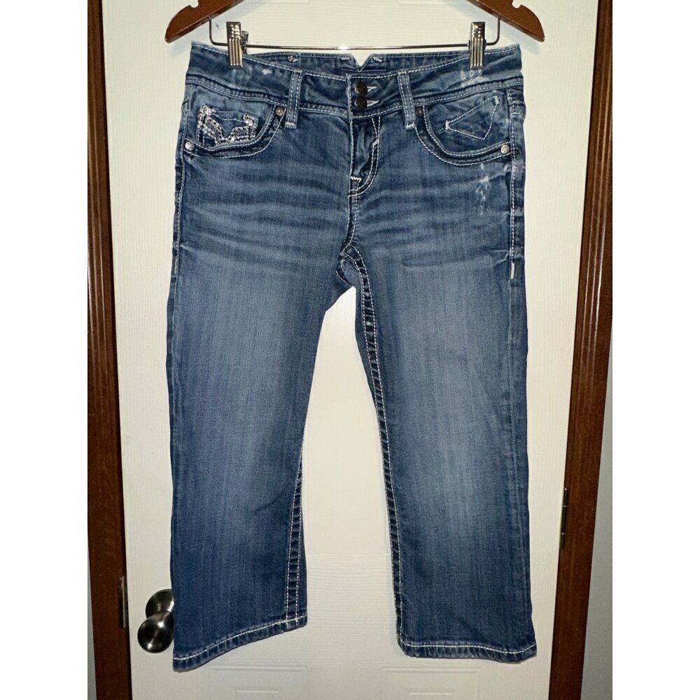 Vigoss The Chelsea Mid Rise‎ Capri Jeans  Size 5